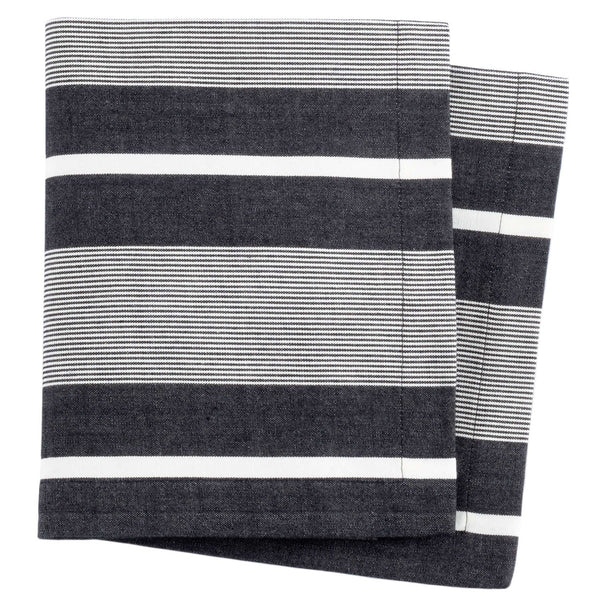 Berkeley Stripe Black Napkin