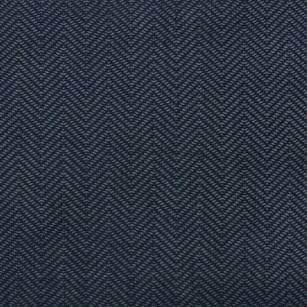 Saumur Chevron Fabric in Azure
